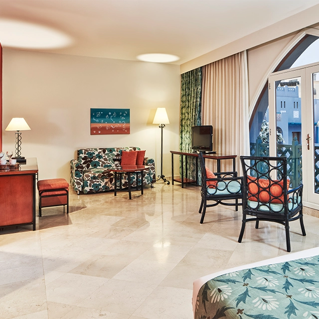 Interior of a room at Fanadir el Gouna.