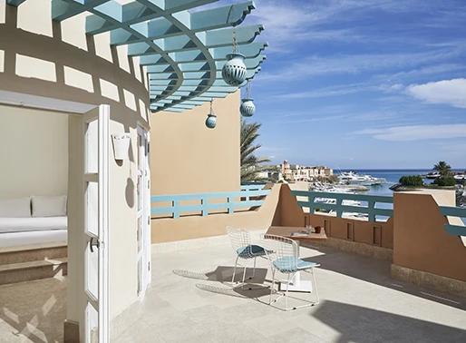 Captains Inn El Gouna Red Sea Egypt Captains suite terrace gallery 5