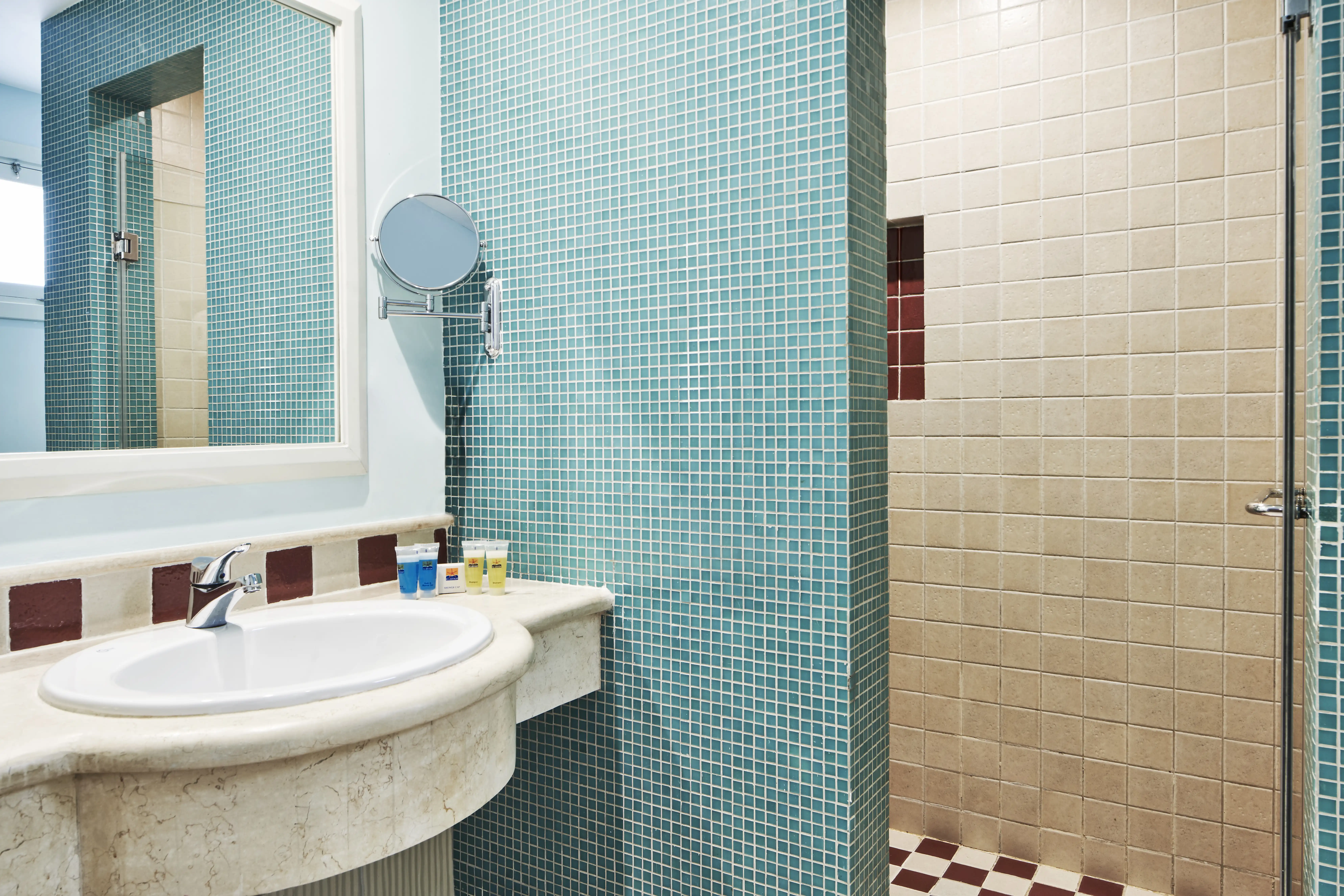 Bathroom interior at Fanadir El Gouna, Red Sea, Egypt.